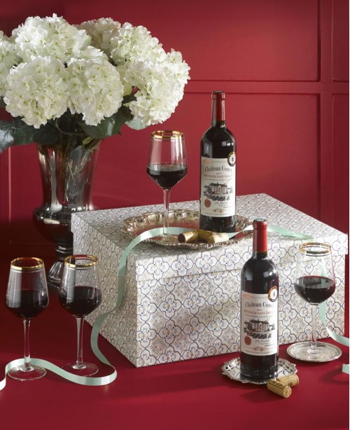 Château Coucy & Glasses Gift Set <br/>(Wine Hamper)